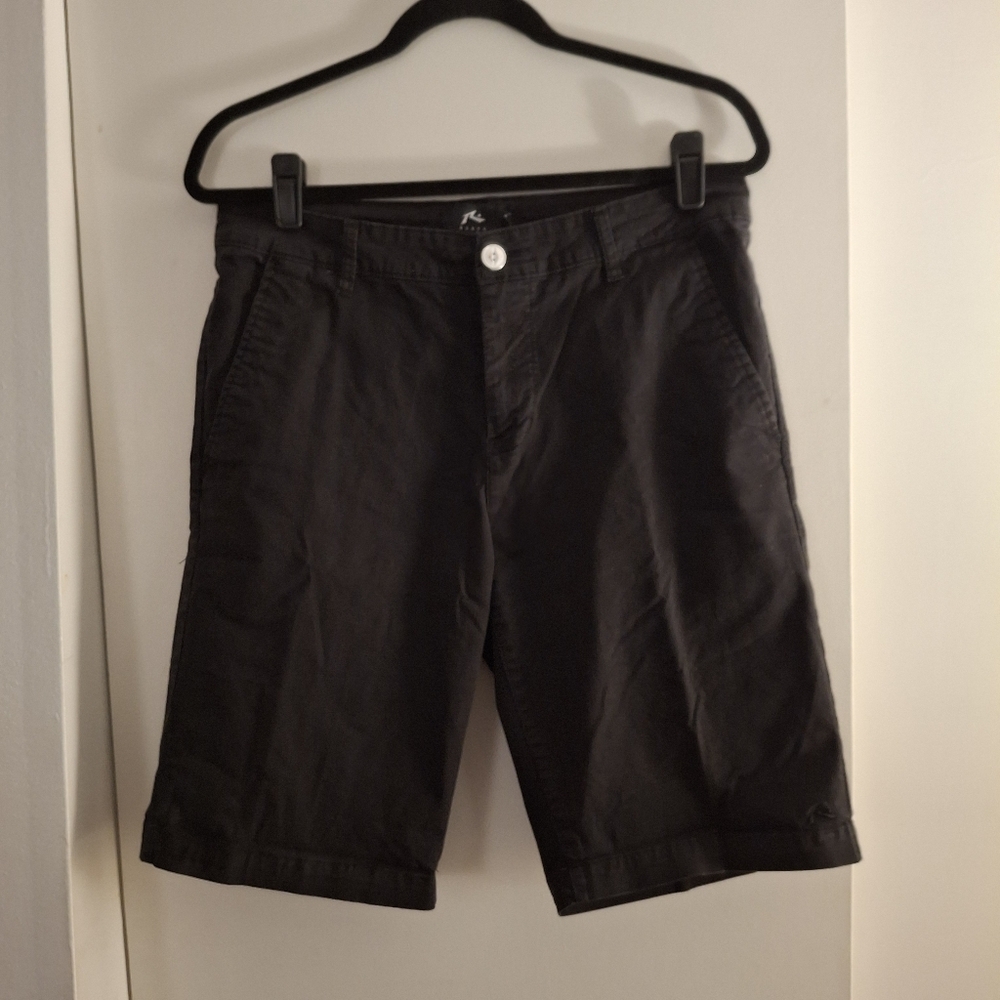 Rusty Women's Black Bermuda Shorts